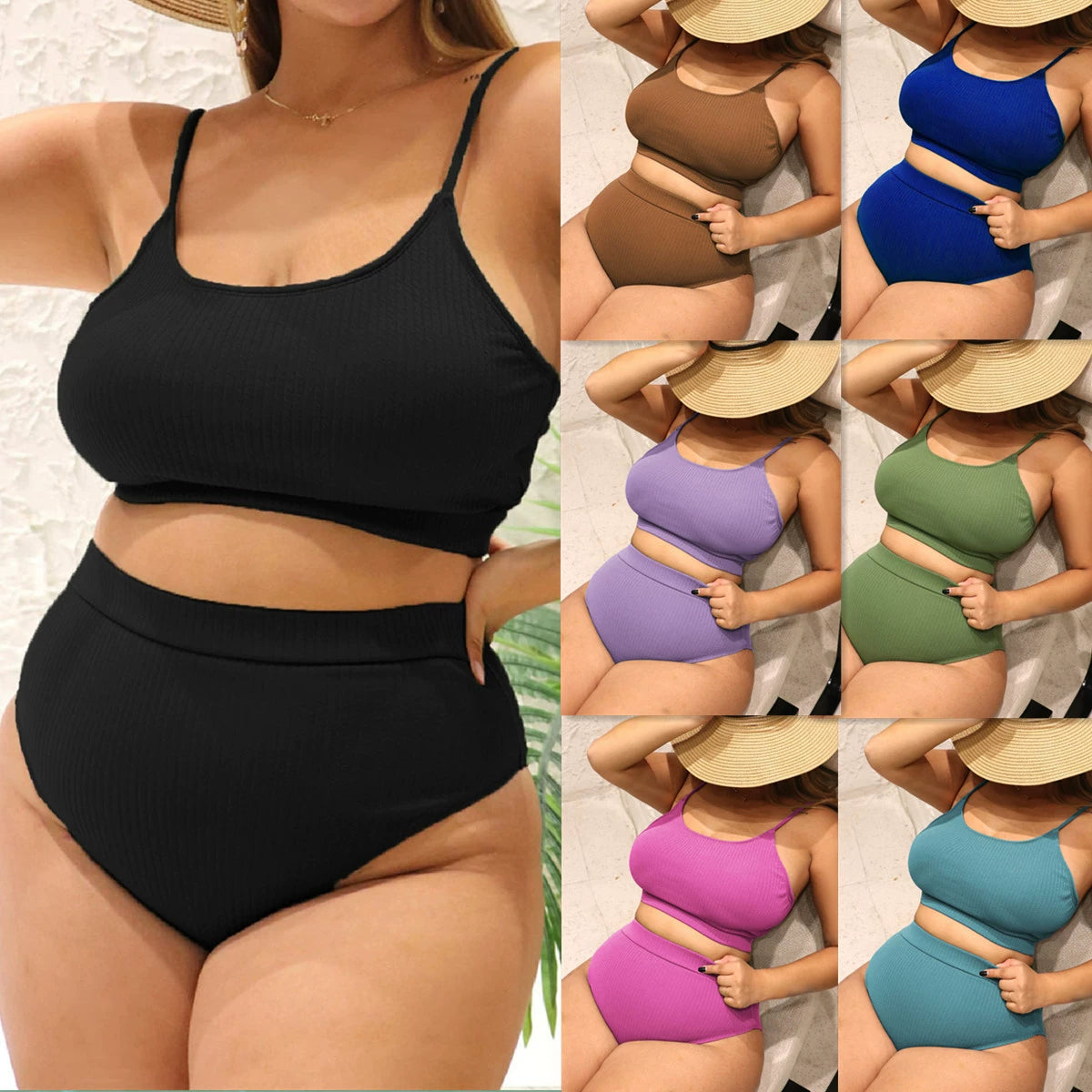 Fashion Fat Sister Swimsuit plus Size Sexy Bikini Swimsuit Bikini plus Size Swimsuit