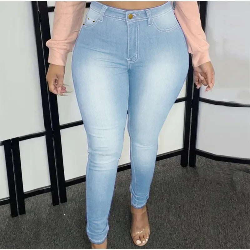 Plus Size Sexy Buttock Leopard Patchwork Ripped Skinny Indie Jeans 4XL Street Women Push Up Butt Distressed Denim Pencil Pants