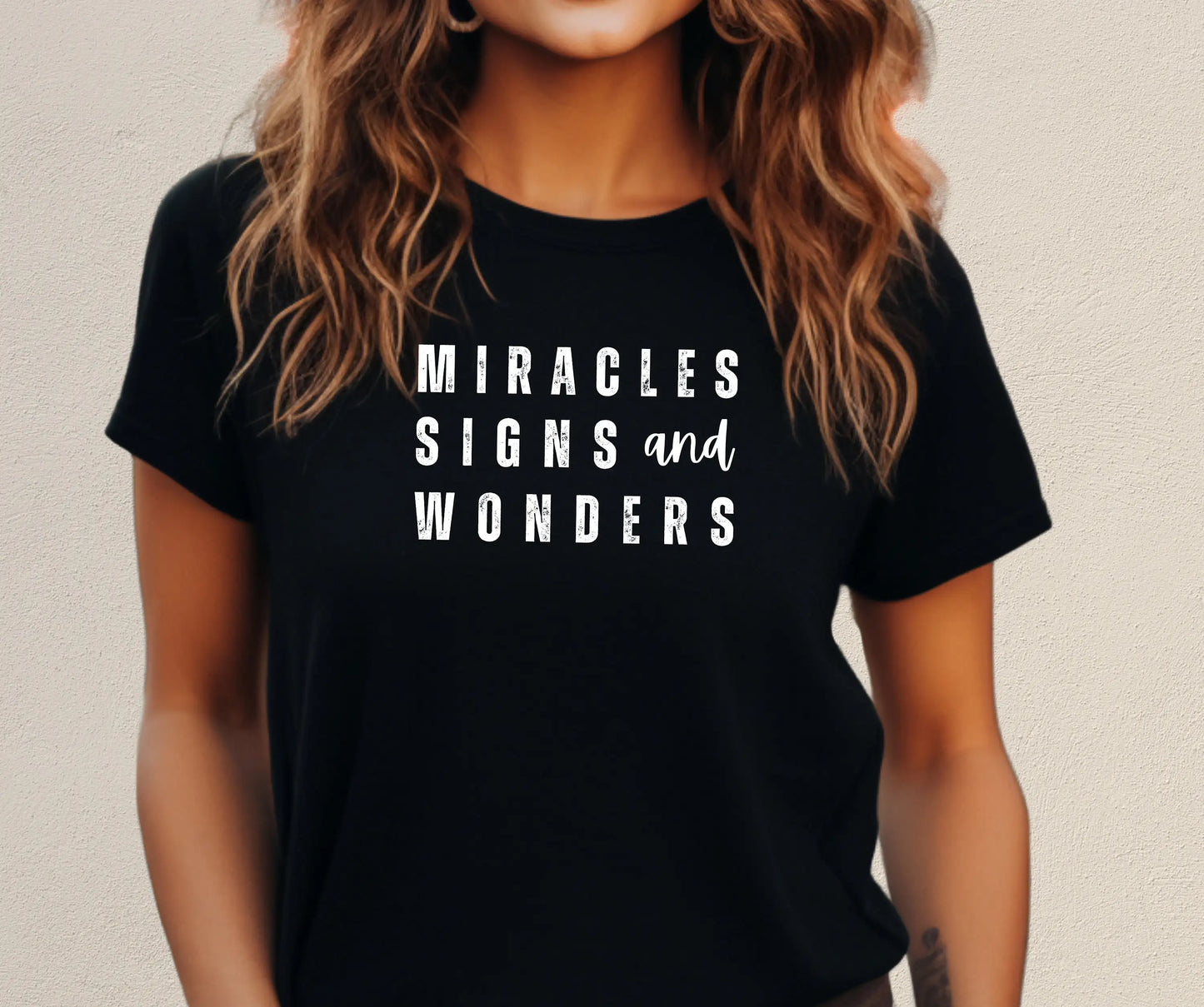 Miracles Signs Wonders T Shirt Christian Faith Your Kingdom Come S God Jesus On Earth As It Is In Heaven